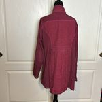 YEST RASPBERRY PINK LONG STRETCH JACKET CARDIGAN Size L Photo 2