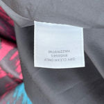 Halogen  Silk Blend Babydoll Dress with Pockets in Colorful‎ Abstract Print, Sz 2 Photo 10