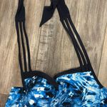 Coastal Blue  Womens Large Multicolor Tankini Top Photo 5