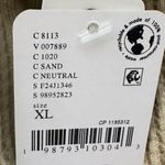 Free People  FP One Longline Waffle Knit Landon Jacket Trench Coat in Sand XL NWT Photo 12