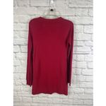 Echo NWT Red Lightweight Bamboo Blend Tunic Casual Sweater Size Medium Photo 4