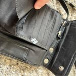 G.H. Bass‎ & Company Black Leather Wallet Crossbody Purse Photo 11