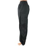 ZARA Black Elastic Waist Wide Leg Pull On Windbreaker Parachute Jogger Pants M Photo 1
