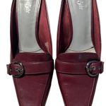 East 5th  Open Back Burgandy Heels Size 7 1/2. Photo 0