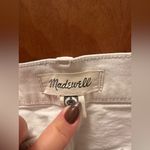 Madewell  White Cropped Jeans Photo 3
