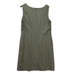 Kathie Lee Collection VTG Y2K Linen Blend Shift Dress XL Sage Green Minimalist Photo 1