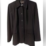 Banana Republic Black Blazer Sz 12 Suit Jacket Coat Professional Office Business Photo 0