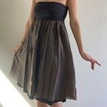 Body Boho Strapless Casual Dress Brown Photo 0