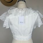MISA Los Angeles Ruffle Wrap Blouse | Size L NWT | Romanticcore Perfection Photo 6