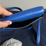 Karl Lagerfeld Paris Lourdes Blue Crossbody Bag with wristlet strap Photo 4