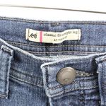 Lee Blue Dark Wash Classic Fit Straight Leg Capri Jeans Photo 4