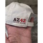 Reebok Super Bowl XLII Embroidered White Adjustable Hat 2008 Giants Patriots Photo 13