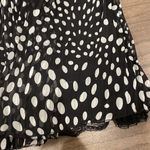 Moon River Black and White Polka Dot Strapless Dress - Size S Photo 6