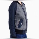 J.Crew  | Pinstripe Wool Bomber Jacket Size medium Photo 5
