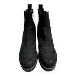 Vagabond  Grace Black Nubuck Leather Block Heel Ankle Boots Women's Size 38 US 8 Photo 1
