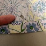 April Cornell Maxi Skirt Womens Small Blue Yellow Floral‎ Boho Buttons Stretch S Photo 2