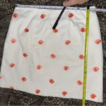 Lilly Pulitzer  Vintage White Label Size 4 White Orange Shell Embroidered Skirt Photo 5