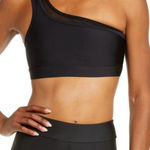 Alo Yoga Alo NWT Airlift Excite One-Shoulder Sports Bra Black Size XS Photo 0