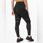 Lululemon NWT Sheer Will High Rise Tights Legging 28” Black Camo Sheer Size 6 Photo 3