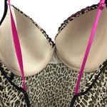 Rampage Vintage Y2K Semi Sheer Mesh Animal Print Cami Lingerie Top Womens 2X Photo 4