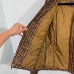 Lands' End  Women's Green & Purple Plaid Insulated Jacket Size S (6-8) Photo 6