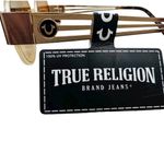 True Religion NEW Gold Metal Logo Classic TR12474CK Sunglasses Photo 2