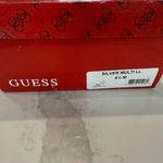 Guess Platform Snakeskin Peep Toe Locklyn Stiletto Heels Womens Size 8.5M Silver Photo 8