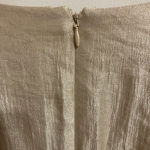 London Times Sleeveless Belted Peplum Dress Champagne Womens size 10 Photo 8