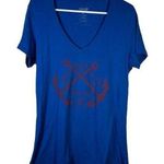 Cariloha Bamboo Organic Blue Nautical V Photo 0