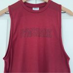 Gymshark sleeveless athletic tank top gym workout red black Athleisure active S Photo 3