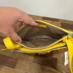 Talbots Womens Crossbody Purse NWT $119 Yellow Shoulder Bag Buckle Leather Photo 8