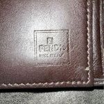 Fendi  Zucca Print Canvas Leather Trim‎ Bi Fold Wallet Brown Authentic Designer Photo 1