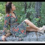 ZARA  floral stripe wrap dress size XS Photo 7