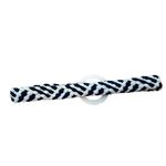 Johanna Ortiz Navy White stretchy braided belt Small Photo 3