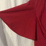 Keepsake The Label ‘No Love’ Washed Red Knotted Vneck Kimono Sleeve Maxi Dress Size M Photo 8