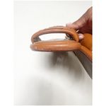 Tory Burch Double T Sport Slides Size 8.5 In Bourbon Miele/ Gold With Dustbag Photo 5