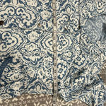  Blue Medallion-Print Utility Jacket Size Medium‎ Chico's Size Medium Photo 8