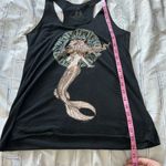 Bear Dance Y2K  Mermaid Racerback Tank Top Vintage Graphic Women’s Medium Black Photo 8