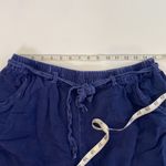 Lucky Brand Paper Bag Chambray Shorts Tie Waist EUC Sz L Linen Viscose Casual Photo 6