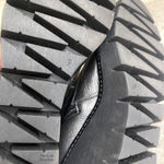 Gabor Women's Metallic Leather Wedge Lace Up Ankle Boots Side Zip Size 9 EUC Silver Photo 5