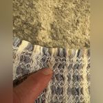 Ellen Tracy  Blue and Cream Striped Wide Leg Pants Photo 6