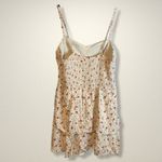 Floral Print Mini Dress Sleeveless Ruffle Hem Summer Sundress Red Size undefined Photo 1