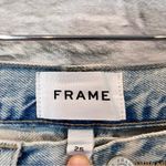 frame denim Revolve  25” Le Jane Crop Raw Hem in Jeans in Luster Photo 9