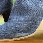 Maje  Navy Felix Faux Python Ankle Bootie size 40 Photo 7