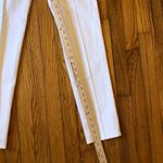 J. McLaughlin  NWOT Women's Stretch Slim Fit White Jeans Gold Button Size 4 Photo 7