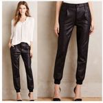 MOTHER The Pleated Trainer Pan in Look But Don't Touch Size 29 Black Photo 1