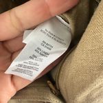 BCBGMAXAZRIA NWOT BCBG Linen blend Straight Leg Brown Pants Size 4 Button Photo 5