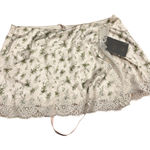 House Of CB Noemie Floral Lace Trim Satin Skirt Women garden print NWT Photo 0