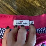 Vineyard Vines Women's Pink Whale Embroidered Hot Pink Dayboat Shorts Size 00 Photo 2