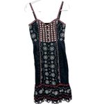 Veronica Beard NWOT Giuliana Black Beaded Embroidered Linen Floral Midi Dress Photo 3